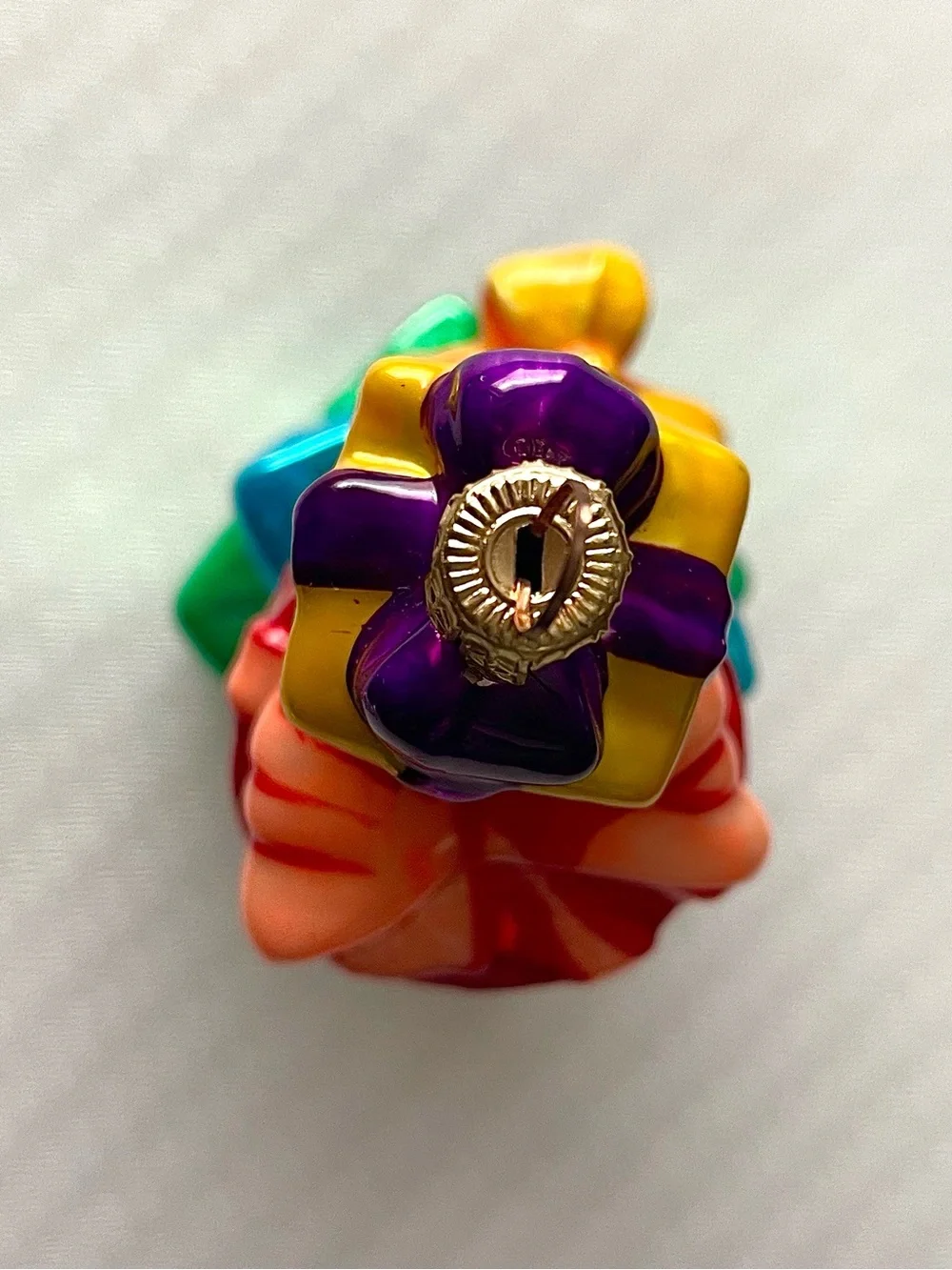 KOMOZJA Tower of Treasures Christmas Decoration Ornament Blown Glass Handpainted